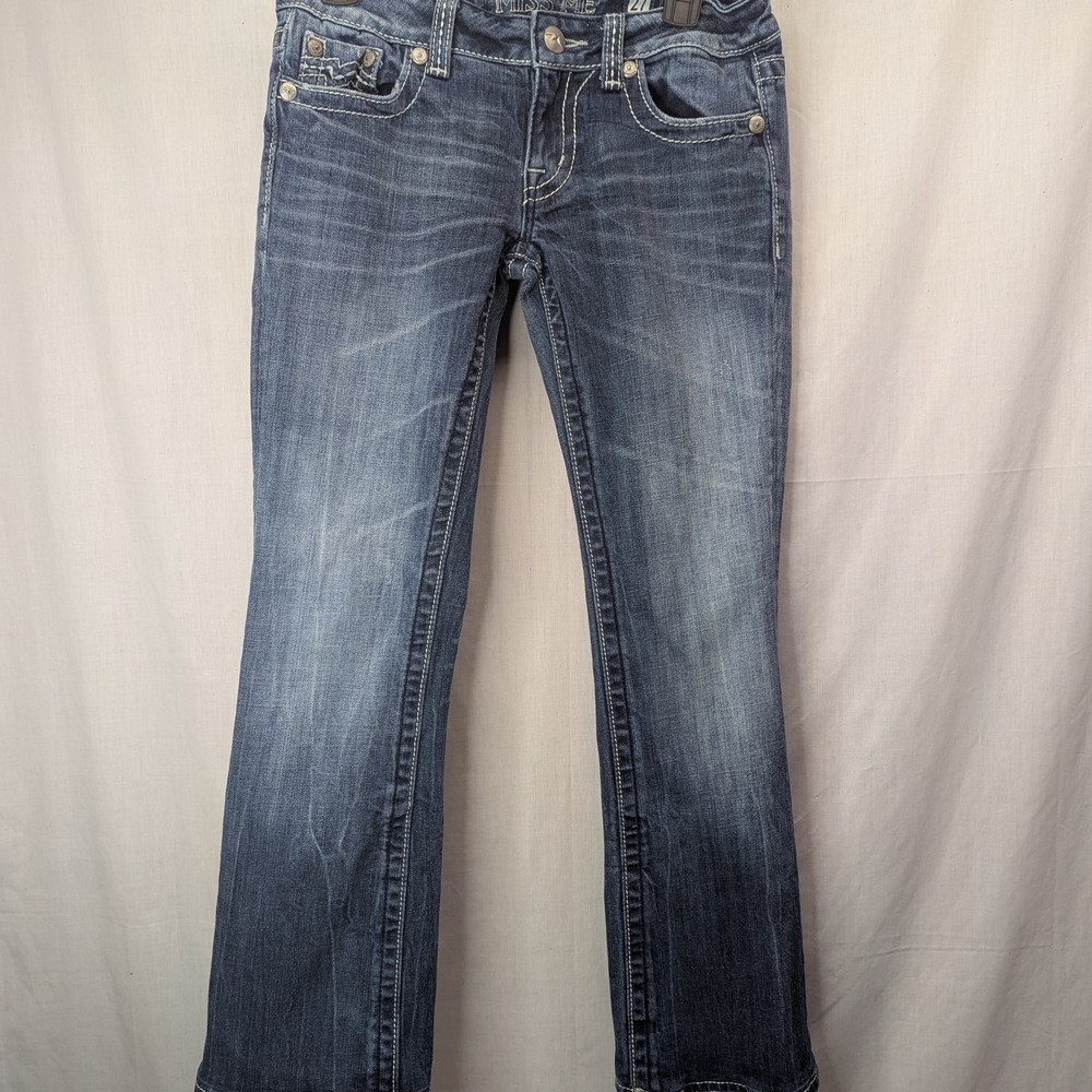 Miss Me Women's Dark Blue Boot Cut Jeans